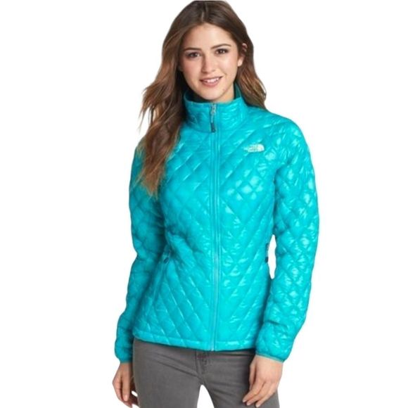 THE NORTH FACE ThermoBall Full-Zip Teal Jacket XS - Picture 9 of 9
